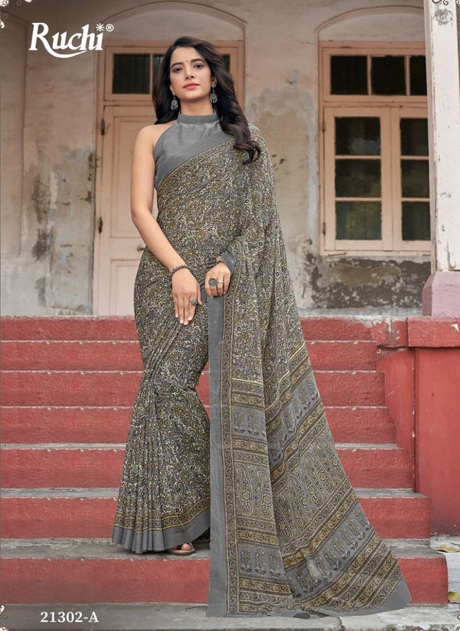 Star Chiffon 94 Edition By Ruchi Chiffon Daily Wear Saree Catalog